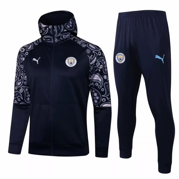 Chaqueta Con Capucha Manchester City 2021-2022 Azul Marino